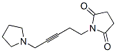 CAS#: 29573-76-0， 1-(5-Pyrrolidino-3-pentynyl)succinimide