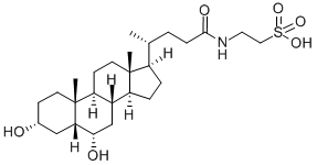 结构式 CAS# 2958-04-5, 牛磺猪去氧胆酸
