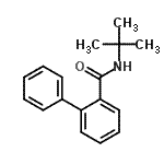CAS#: 29585-78-2， N-(2-Methyl-2-Propanyl)-2-Biphenylcarboxamide