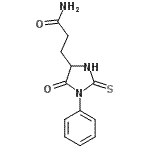 CAS#: 29588-05-4， 3-(5-Oxo-1-Phenyl-2-Thioxo-4-Imidazolidinyl)Propanamide