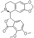 CAS#: 29617-43-4， (3S)-6,7-Dimethoxy-3-[(5S)-6-Methyl-5,6,7,8-Tetrahydro[1,3]Dioxolo[4,5-g]Isoquinolin-5-Yl]-2-Benzofuran-1(3H)-One