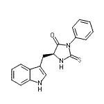 CAS#: 29635-97-0， (5S)-5-(1H-Indol-3-Ylmethyl)-3-Phenyl-2-Thioxo-4-Imidazolidinone