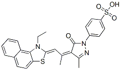 CAS#: 29637-18-1， 4-[4-[2-(1-Ethylnaphtho[1,2-d]Thiazol-2(3H)-Ylidene)-1-Methylethylidene]-4,5-Dihydro-3-Methyl-5-Oxo-1H-Pyrazol-1-Yl]Benzenesulphonic Acid