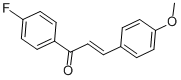 structure of CAS# 2965-64-2, 4-Methoxy-4'-Fluorochalcone;1-(4-Fluorophenyl)-3-(4-Methoxyphenyl)Prop-2-En-1-One;Zinc04262514;St5307728