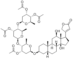 CAS#: 29701-13-1， Digoxin, Tetraacetate