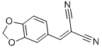 structure of CAS# 2972-82-9, 2-(1,3-Benzodioxol-5-Ylmethylene)-Propanedinitrile;2-(1,3-Benzodioxol-5-Ylmethylene)Propanedinitrile;2-(1,3-Benzodioxol-5-Ylmethylene)Malononitrile;Piperonylidenemalononitrile