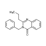 CAS#: 297762-39-1， 3-Benzyl-2-Propyl-4(3H)-Quinazolinone