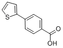 结构式 CAS# 29886-62-2, 4-(2-噻吩基)-苯甲酸