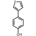 CAS#: 29886-67-7， 4-(3-Thienyl)Phenol