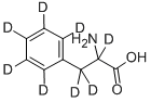 structure of CAS# 29909-00-0, 3-Phenyl-D5-Alanine-2,3,3-D3