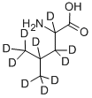结构式 CAS# 29909-01-1, 亮氨酸-2,3,3,4,5,5,5,5',5',5'-D10