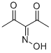 structure of CAS# 29917-12-2, 2,3,4-Pentanetrione, 3-Oxime;3-Hydroximinopentane-2,4-Dione;Zinc00157133;Stock1s-56184