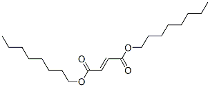structure of CAS# 2997-85-5, Dioctyl Fumarate;Dioctyl But-2-Enedioate;(E)-But-2-Enedioic Acid Dioctyl Ester;But-2-Enedioic Acid Dioctyl Ester