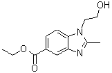 CAS#: 299927-12-1， Ethyl 1-(2-Hydroxyethyl)-2-Methyl-1H-Benzimidazole-5-Carboxylate