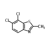 CAS#: 299929-50-3， 6,7-Dichloro-2-Methyl-1,3-Benzothiazole