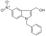 CAS#: 300664-55-5， (1-Benzyl-5-Nitro-1H-3-Indolyl)Methanol