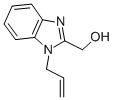 structure of CAS# 300706-95-0, (1-Allyl-1H-Benzoimidazol-2-Yl)Methanol