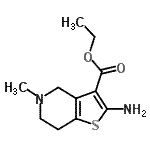 CAS#: 300732-50-7， Ethyl 2-Amino-5-Methyl-4,5,6,7-Tetrahydrothieno[3,2-c]Pyridine-3-Carboxylate