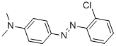 structure of CAS# 3010-47-7, 2'-Chloro-4-Dimethylaminoazobenzene;4-(2-Chlorophenyl)Azo-N,N-Dimethyl-Aniline;4-(2-Chlorophenyl)Azo-N,N-Dimethylaniline;[4-(2-Chlorophenyl)Azophenyl]-Dimethyl-Amine