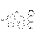 CAS#: 301206-06-4， 2-[(6-Amino-3-Methyl-2,4-Dioxo-1-Phenyl-1,2,3,4-Tetrahydro-5-Pyrimidinyl)Carbamoyl]-6-Isopropylphenyl Acetate