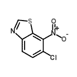 CAS#: 30132-81-1， 6-Chloro-7-Nitro-1,3-Benzothiazole