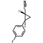 CAS#: 301861-15-4， (1R,2R)-2-(4-Fluorophenyl)Cyclopropanecarbonitrile