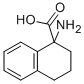 structure of CAS# 30265-11-3, 1-Amino-1,2,3,4-Tetrahydro-1-Naphthoic Acid;1-Amino-1,2,3,4-Tetrahydro-1-Naphthalenecarboxylic Acid(SALTDATA: Hcl);1-AMINO-(1,2,3,4-TETRAHYDRO)-NAPHTHALENE-1-CARBOXYLIC ACID;1-AMINO-1,2,3,4-TETRAHYDRO-1-NAPHTHOIC ACID