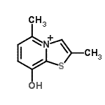 CAS#: 30276-97-2， 8-Hydroxy-2,5-Dimethyl[1,3]Thiazolo[3,2-a]Pyridin-4-Ium