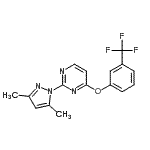 CAS#: 302791-49-7， 2-(3,5-Dimethyl-1H-Pyrazol-1-Yl)-4-[3-(Trifluoromethyl)Phenoxy]Pyrimidine