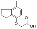 结构式 CAS# 302901-39-9, 2-(7-甲基茚满-4-基氧基)乙酸