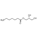CAS#: 3030-30-6， (2R)-2,3-Dihydroxypropyl Heptanoate