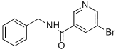 structure of CAS# 303031-43-8, N-Benzyl-5-Bromo-Nicotinamide;N-BENZYL-5-BROMOPYRIDINE-3-CARBOXAMIDE;N-Benzyl-5-Bromo-Nicotinamide