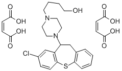 CAS#: 30319-66-5， 4-(8-Chloro-10,11-dihydrodibenzo(b,f)thiepin-10-yl)-1-piperazinebutanol dimaleate
