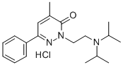 CAS#: 30321-79-0， 2-[2-(Di(Propan-2-Yl)Amino)Ethyl]-4-Methyl-6-Phenylpyridazin-3-One Hydrochloride