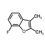 CAS#: 30336-70-0， 7-Fluoro-2,3-Dimethyl-1-Benzofuran