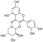 CAS#: 30370-87-7， 3-(Arabinosyloxy)-2-(3,4-Dihydroxyphenyl)-5,7-Dihydroxy-4H-1-Benzopyran-4-One