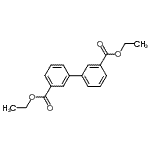structure of CAS# 303730-26-9, Diethyl 3,3'-Biphenyldicarboxylate;Diethyl biphenyl 3,3'-dicarboxylate