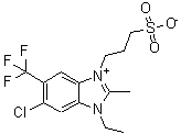 CAS#: 30377-68-5， 6-Chloro-1-Ethyl-2-Methyl-3-(3-Sulphonatopropyl)-5-(Trifluoromethyl)-1H-Benzimidazolium