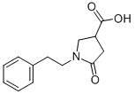 结构式 CAS# 30380-70-2, (3S)-5-氧代-1-(2-苯基乙基)吡咯烷-3-羧酸酯