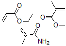 CAS#: 30394-86-6， 2-Methyl-2-Propenoic acid methyl ester, polymer with ethyl 2-propenoate and 2-methyl-2-propenamide