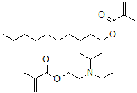 CAS#: 30398-61-9， 2-methyl-2-Propenoic acid 2-(bis(1-methylethyl)amino)ethyl ester, polymer with decyl 2-methyl-2-propenoate