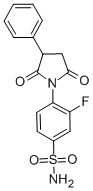 CAS 登录号：30438-06-3， 4-(2,5-二氧代-3-苯基吡咯烷-1-基)-3-氟苯磺酰胺