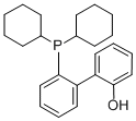 structure of CAS# 304435-67-4, 2-(Dicyclohexylphosphino)-2'-Hydroxybiphenyl
