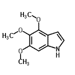CAS#: 30448-04-5， 4,5,6-Trimethoxy-1H-Indole
