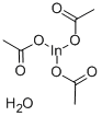 structure of CAS# 304671-64-5, Indium(III) Acetate Hydrate;INDIUM(III) ACETATE HYDRATE, 99.99%;Indium(III) Acetate Hexahydrate;INDIUM(III) ACETATE HYDRATE