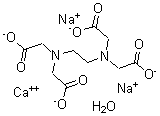 structure of CAS# 304695-78-1, Ethylenediaminetetraacetic acid calcium Disodium salt hydrate