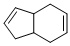 structure of CAS# 3048-65-5, 3a,4,7,7alpha-Tetrahydroindene;Brn 1902859;Bicyclo(4,3,0)Nona-3,7-Diene