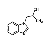 结构式 CAS# 305346-88-7, 1-异丁基-1H-苯并咪唑