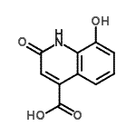 CAS#: 30536-55-1， 8-Hydroxy-2-Oxo-1,2-Dihydro-4-Quinolinecarboxylic Acid