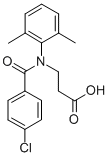 CAS#: 30544-73-1， 3-[(4-Chlorobenzoyl)-(2,6-Dimethylphenyl)Amino]Propanoic Acid